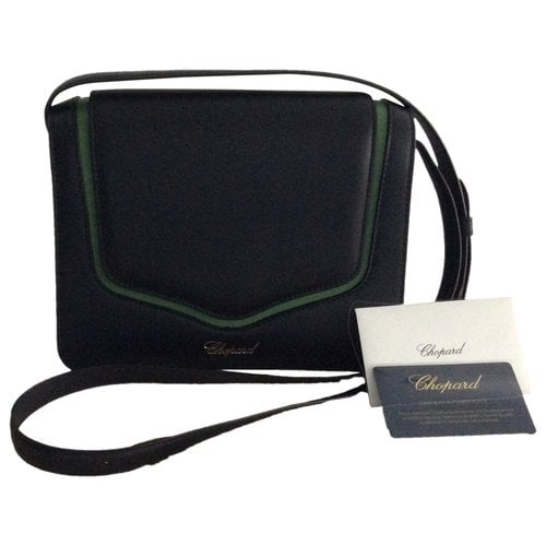 Pre-owned Chopard Leather Crossbody Bag In Black