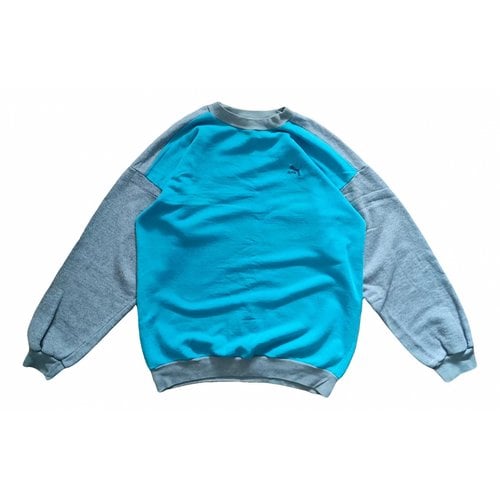 Pre-owned Puma Sweatshirt In Turquoise