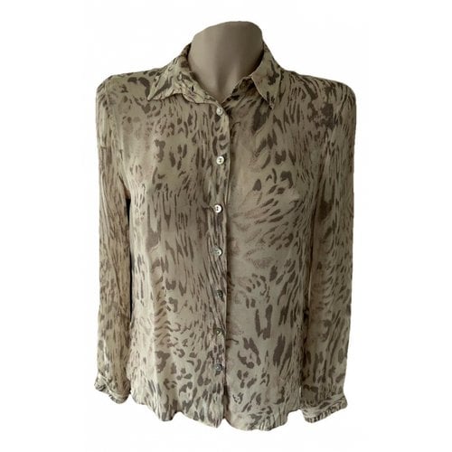Pre-owned Alix The Label Blouse In Beige