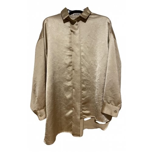 Pre-owned Aeron Shirt In Gold