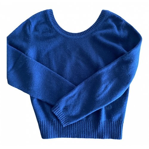 Pre-owned Gucci Cashmere T-shirt In Blue
