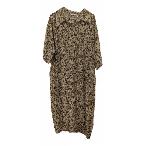 Pre-owned Toast Mid-length Dress In Brown