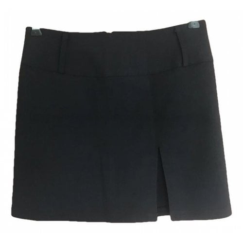 Pre-owned Zulu & Zephyr Mini Skirt In Black