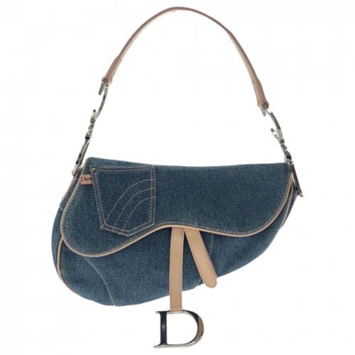 Pre-owned Dior Handbag In Navy