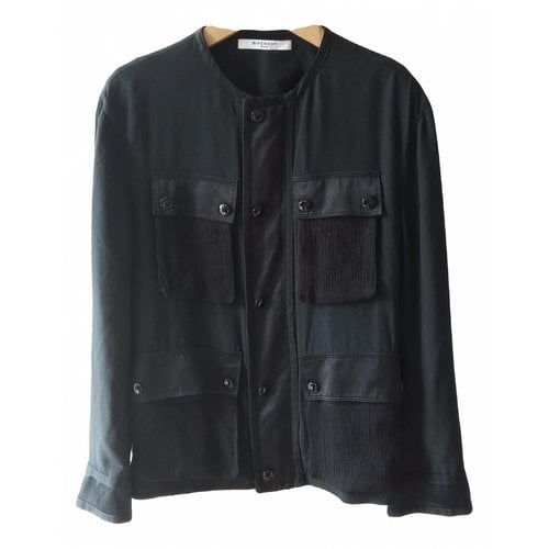 Pre-owned Givenchy Silk Blazer In Black