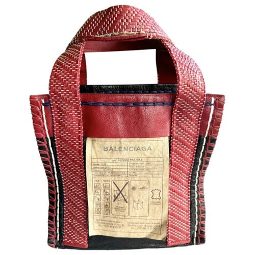 Pre-owned Balenciaga Bazar Bag Leather Handbag In Multicolour