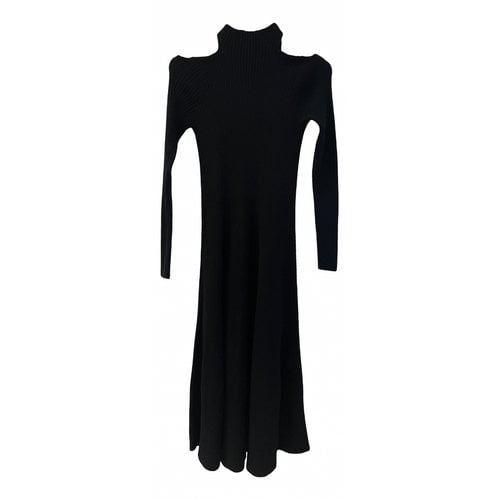 Pre-owned A.w.a.k.e. Mid-length Dress In Black