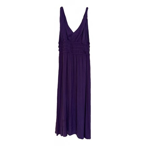 Pre-owned Maje Mid-length Dress In Purple