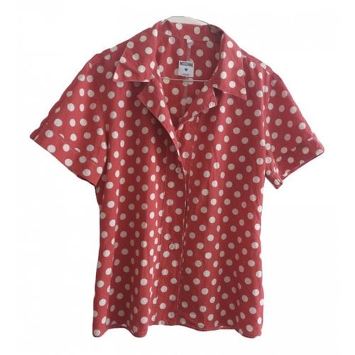 Pre-owned Moschino Shirt In Red