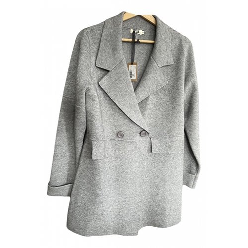 Pre-owned Molly Bracken Coat In Grey