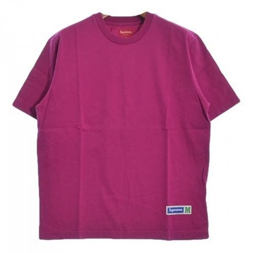 Pre-owned Supreme T-shirt In Pink