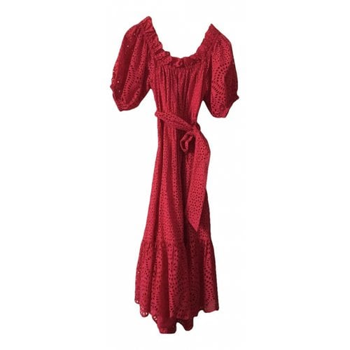 Pre-owned Ulla Johnson Maxi Dress In Pink
