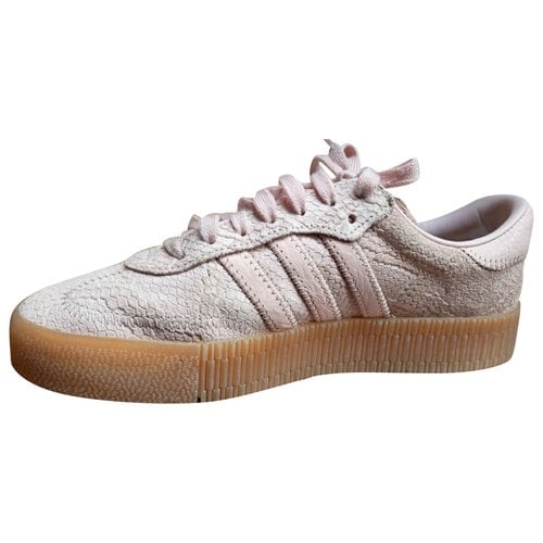 Pre-owned Adidas Originals Samba Leather Trainers In Other
