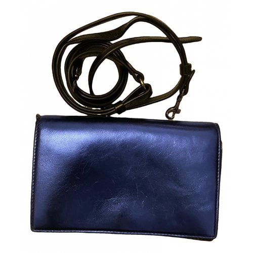 Pre-owned Diane Von Furstenberg Leather Bag In Black
