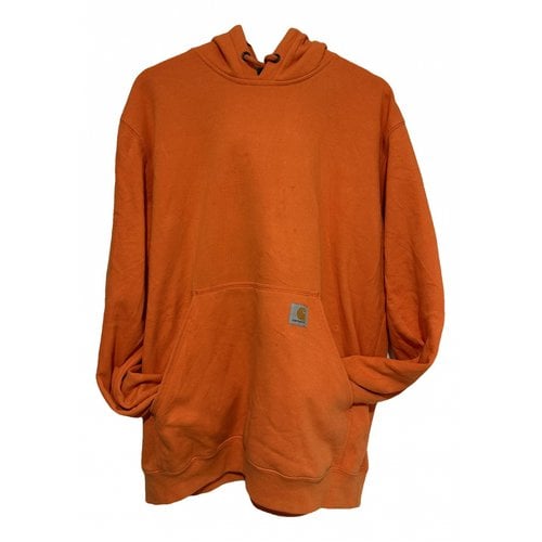 Pre-owned Carhartt Sweatshirt In Orange