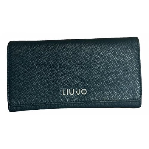 Pre-owned Liujo Leather Wallet In Blue