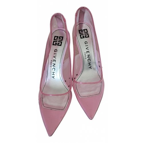 Pre-owned Givenchy Vinyl Heels In Pink