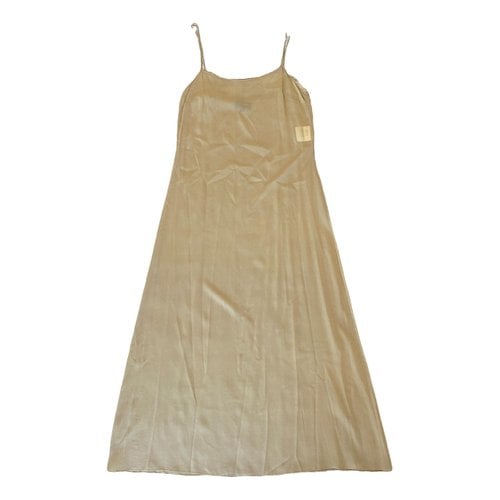 Pre-owned Chanel Maxi Dress In Brown