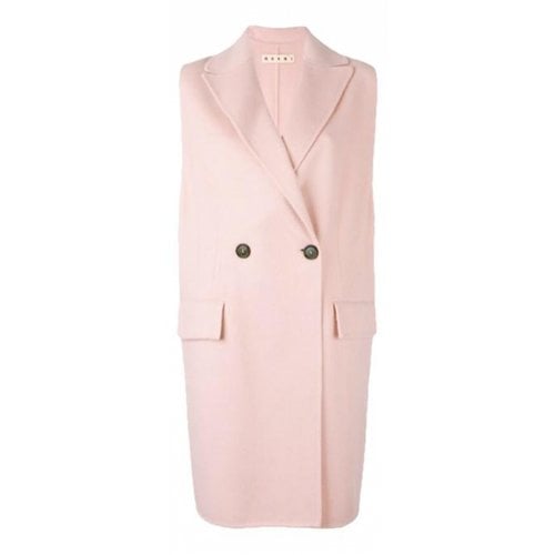 Pre-owned Marni Cashmere Coat In Pink