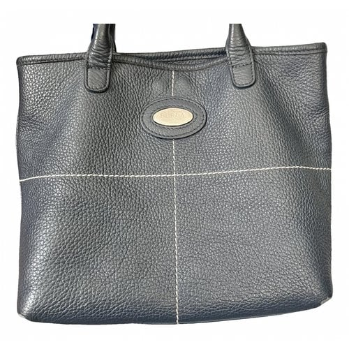 Pre-owned Furla Leather Handbag In Blue