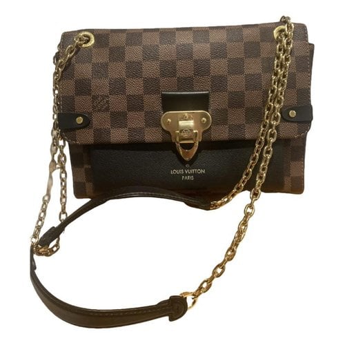 Pre-owned Louis Vuitton Vavin Cloth Crossbody Bag In Brown
