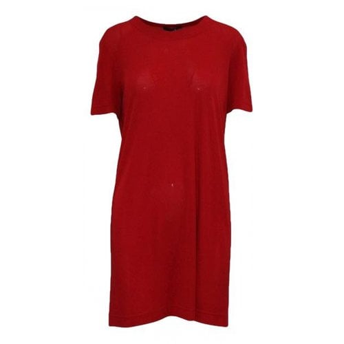 Pre-owned Donna Karan Dress In Red