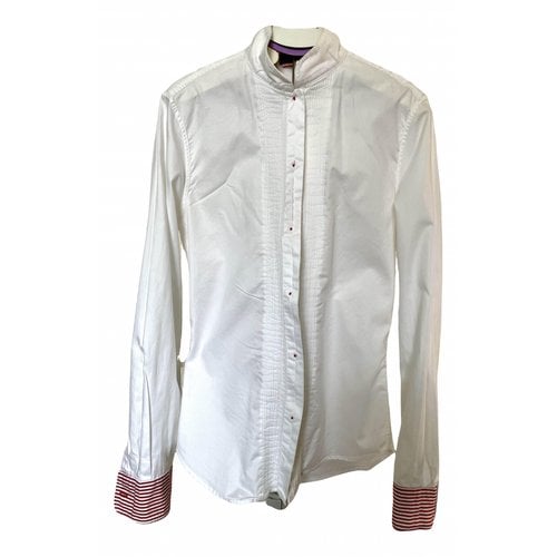 Pre-owned Shanghai Tang Blouse In White