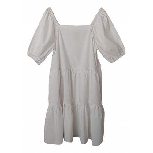 Pre-owned Second Female Mid-length Dress In White