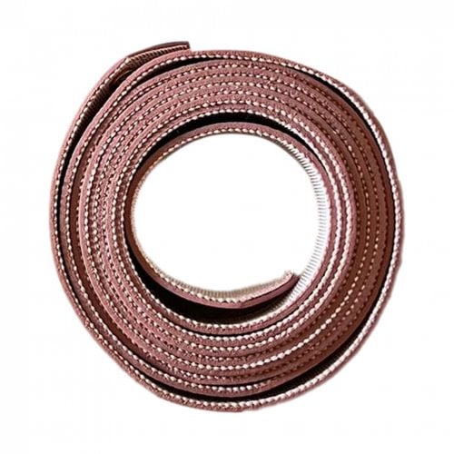 Pre-owned Agnona Leather Belt In Pink