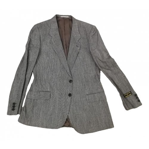 Pre-owned Emanuel Ungaro Silk Vest In Grey