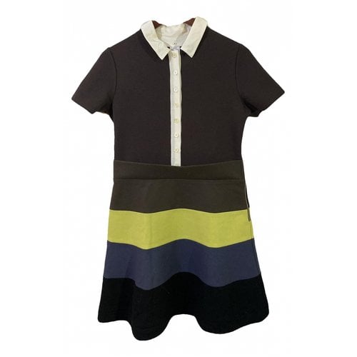 Pre-owned M Missoni Wool Dress In Multicolour