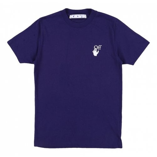 Pre-owned Off-white T-shirt In Purple