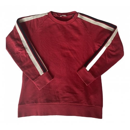 Pre-owned Sandro Sweatshirt In Red