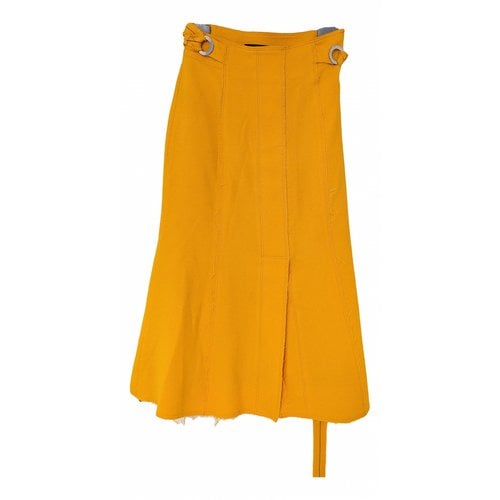 Pre-owned Proenza Schouler Mid-length Skirt In Yellow
