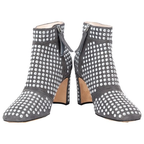 Pre-owned Christopher Kane Ankle Boots In Grey