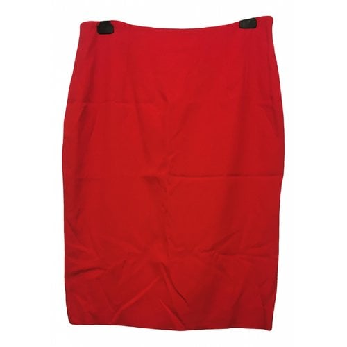 Pre-owned Alexander Mcqueen Skirt In Red