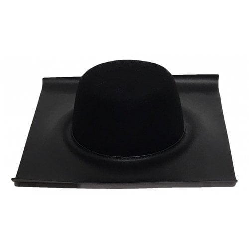 Pre-owned Issey Miyake Hat In Black