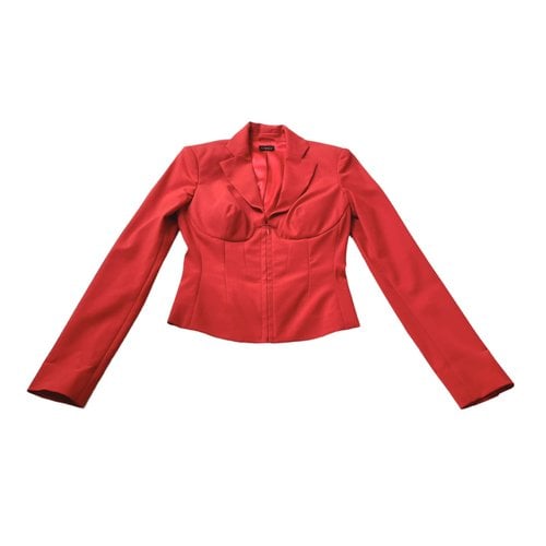 Pre-owned La Perla Wool Suit Jacket In Red