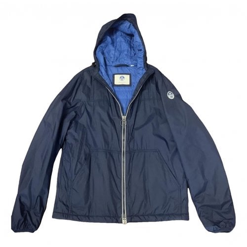 Pre-owned North Sails Puffer In Blue