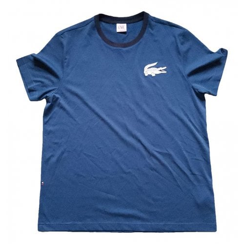 Pre-owned Lacoste Live T-shirt In Blue