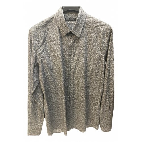 Pre-owned Dolce & Gabbana Shirt In Grey
