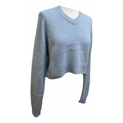 Pre-owned Acne Studios Cashmere Jumper In Turquoise
