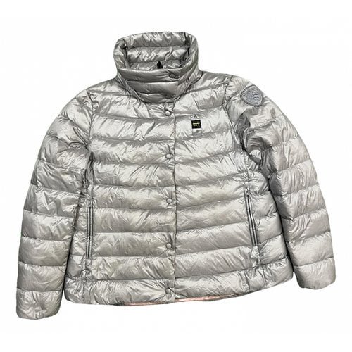 Pre-owned Blauer Jacket In Silver