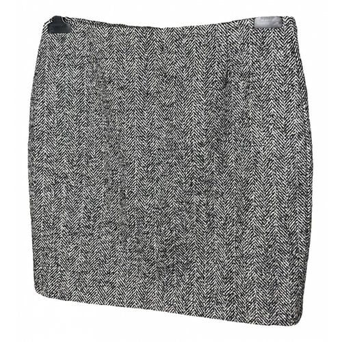 Pre-owned Dsquared2 Wool Mini Skirt In Grey