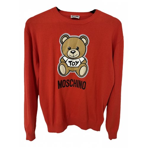 Pre-owned Moschino Sweatshirt In Red