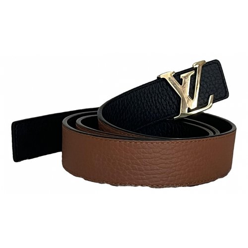 Pre-owned Louis Vuitton Initiales Leather Belt In Other