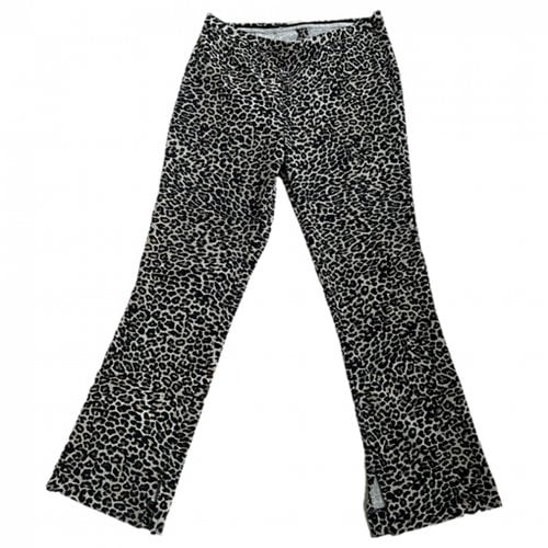Pre-owned Anine Bing Trousers In White