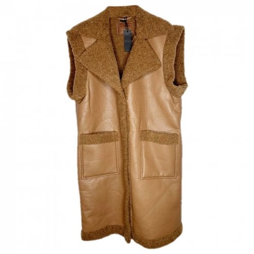 Pre-owned Blanknyc Vegan Leather Jacket In Brown
