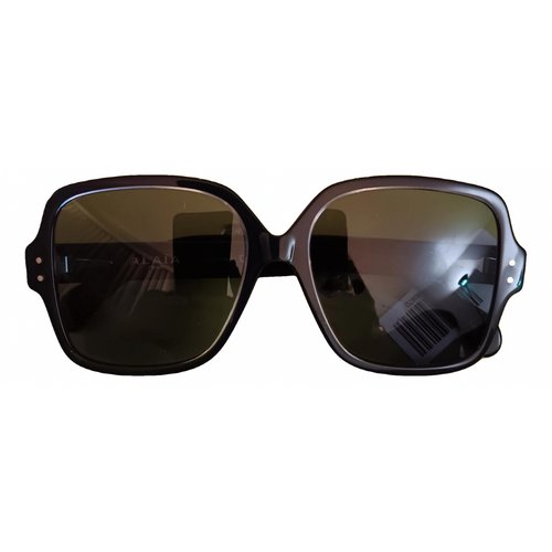 Pre-owned Alaïa Sunglasses In Navy