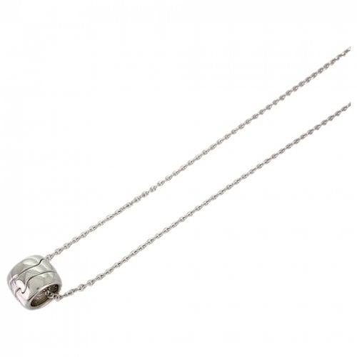 Pre-owned Georg Jensen White Gold Necklace In Silver